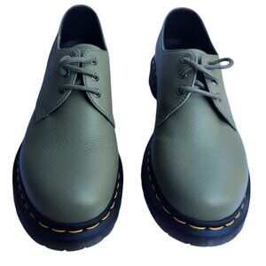 Dr Martens Women10  EU 42 Olive Leather Oxfords NWOT Oil Resistant Sole Unisex